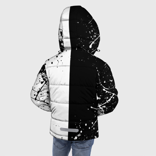 Зимняя куртка для мальчиков 3D Warframe Stalker black white Сталкер, цвет красный - фото 4