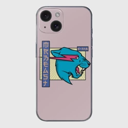 Чехол для iPhone 15 силиконовый с защитой камеры Mr Beast Japan Full Print