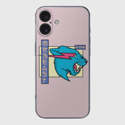 Чехол для iPhone 16 силиконовый с защитой камеры Mr Beast Japan Full Print