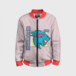 Детский бомбер 3D Mr Beast Japan Full Print