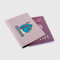 Обложка для паспорта матовая кожа Mr Beast Japan Full Print - фото 2