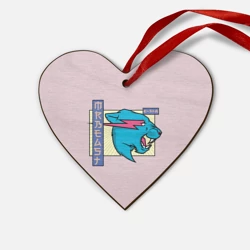 Деревянная игрушка Сердце Mr Beast Japan Full Print