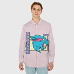 Мужская рубашка oversize 3D Mr Beast Japan Full Print - фото 2