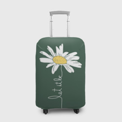Чехол для чемодана 3D Let it be - цветок ромашка