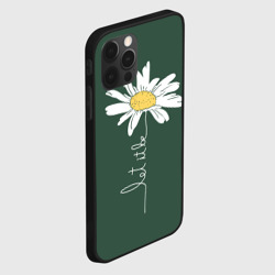 Чехол для iPhone 12 Pro Max Let it be - цветок ромашка - фото 2
