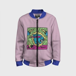 Детский бомбер 3D Mr Beast Drawing Full Print