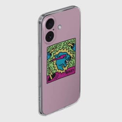 Чехол для iPhone 16 силиконовый с защитой камеры Mr Beast Drawing Full Print - фото 2