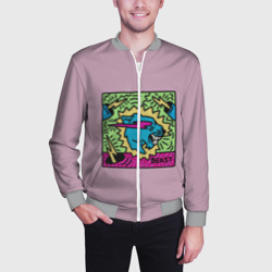 Мужской бомбер 3D Mr Beast Drawing Full Print - фото 2