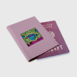 Обложка для паспорта матовая кожа Mr Beast Drawing Full Print - фото 2