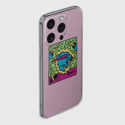 Чехол для iPhone 15 Pro силиконовый с защитой камеры Mr Beast Drawing Full Print - фото 2