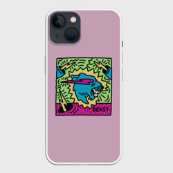 Чехол для iPhone 14 Mr Beast Drawing Full Print