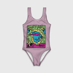 Детский купальник 3D Mr Beast Drawing Full Print - фото 2