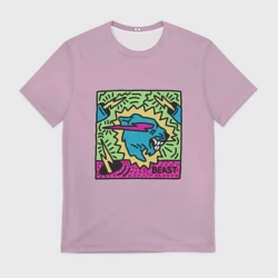 Мужская футболка 3D Mr Beast Drawing Full Print