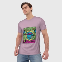 Мужская футболка 3D Mr Beast Drawing Full Print - фото 2