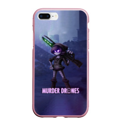 Чехол для iPhone 7Plus/8 Plus матовый Murder Drones Uzi Дроны убийцы