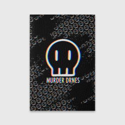 Обложка для паспорта матовая кожа Murder Drones logo Дроны-убийцы логотип