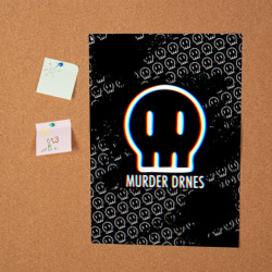 Постер Murder Drones logo Дроны-убийцы логотип - фото 2