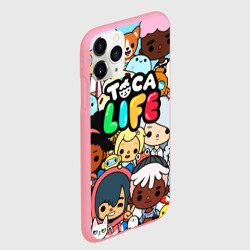 Чехол для iPhone 11 Pro Max матовый Toca Life персонажи из игры - фото 2
