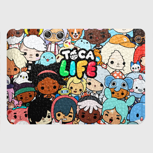 Картхолдер с принтом Toca Life персонажи из игры, цвет красный - фото 4