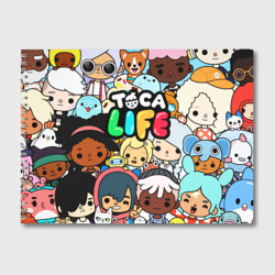 Альбом для рисования Toca Life персонажи из игры