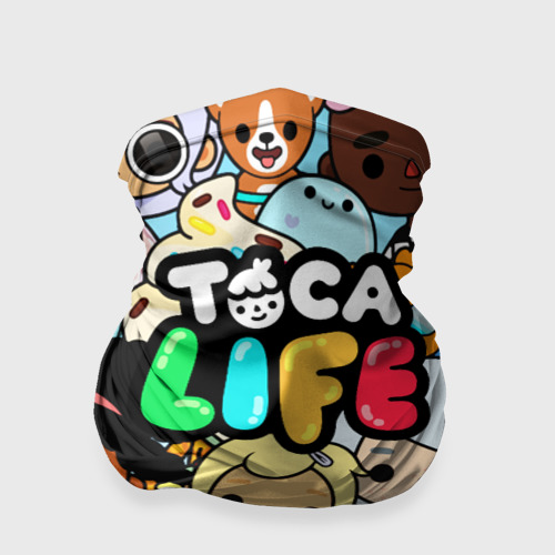 Бандана-труба 3D Toca Life персонажи из игры, цвет 3D печать