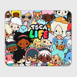 Прямоугольный коврик для мышки Toca Life персонажи из игры