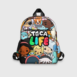 Детский рюкзак 3D Toca Life персонажи из игры