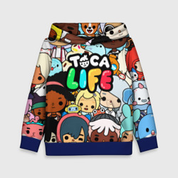 Детская толстовка 3D Toca Life персонажи из игры