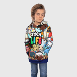 Детская толстовка 3D Toca Life персонажи из игры - фото 2