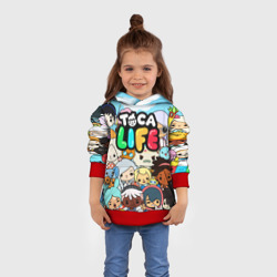 Детская толстовка 3D Toca life персонажи - фото 2