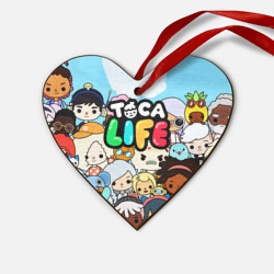 Деревянная игрушка Сердце Toca life персонажи