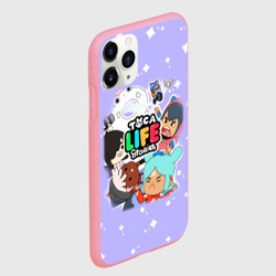 Чехол для iPhone 11 Pro Max матовый Toca Boca все персонажи Тока Бока - фото 2