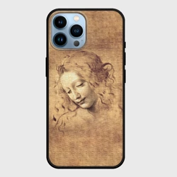 Чехол для iPhone 14 Pro Max Леонардо да Винчи "La Scapigliata"