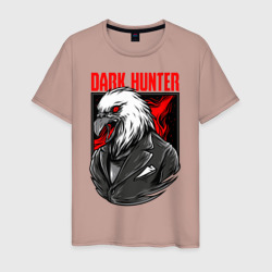 Птица охотник – Мужская футболка хлопок с принтом купить со скидкой в -20%