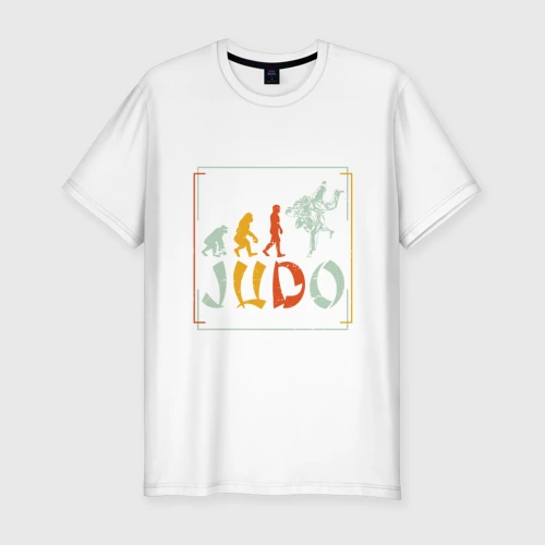 Мужская футболка хлопок Slim Judo Warriors