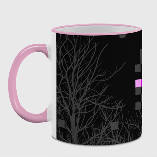 Кружка с полной запечаткой Майнкрафт: Эндермен, цвет Кант розовый - фото 2