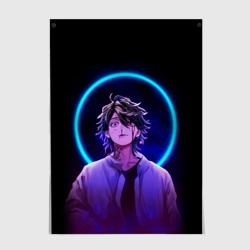 Постер Kazutora Tokyo Revengers neon