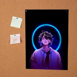 Постер Kazutora Tokyo Revengers neon - фото 2