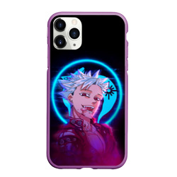 Чехол для iPhone 11 Pro Max матовый Ban seven deadly sins neon Бан