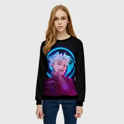 Женский свитшот 3D Ban seven deadly sins neon Бан - фото 2