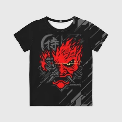 Детская футболка 3D Cyberpunk 2077 samurai
