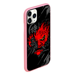 Чехол для iPhone 11 Pro Max матовый Cyberpunk 2077 samurai - фото 2