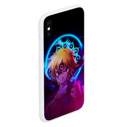 Чехол для iPhone XS Max матовый Meliodas 7 daedly sins Мелиодас - фото 2