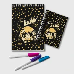 Блокнот Stars bendy and the Ink machine