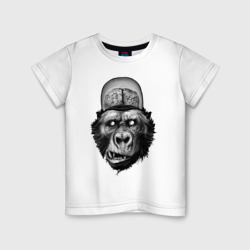 Gorilla brains – Детская футболка хлопок с принтом купить со скидкой в -20%