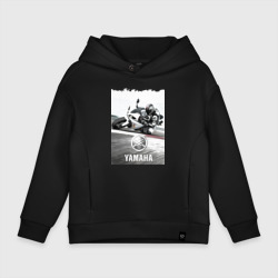 Детское худи Oversize хлопок Yamaha на вираже