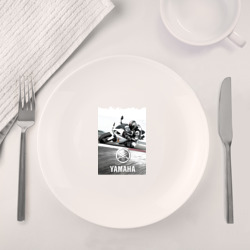 Набор: тарелка + кружка Yamaha на вираже - фото 2