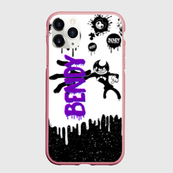 Чехол для iPhone 11 Pro Max матовый Бенди длинная рука Bendy