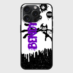Чехол силиконовый для Apple iPhone 15 Pro матовый Бенди длинная рука Bendy