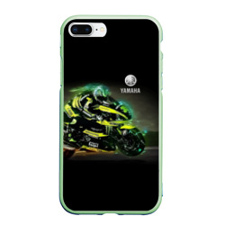 Чехол для iPhone 7Plus/8 Plus матовый Yamaha - famous racing team!